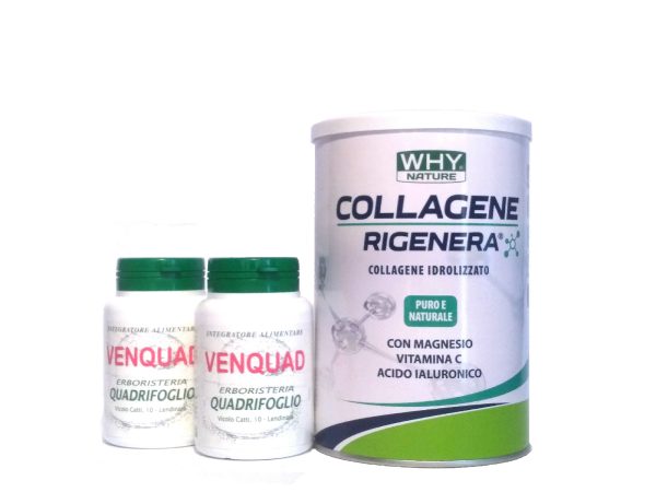 2 confezioni VenQuad 360mg + Collagene idrolizzato